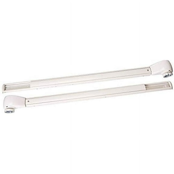 Carefree of Colorado CCOOV25APHW Travelr White with Casting Adjustable Pitch Electric RV Awning Arms Set