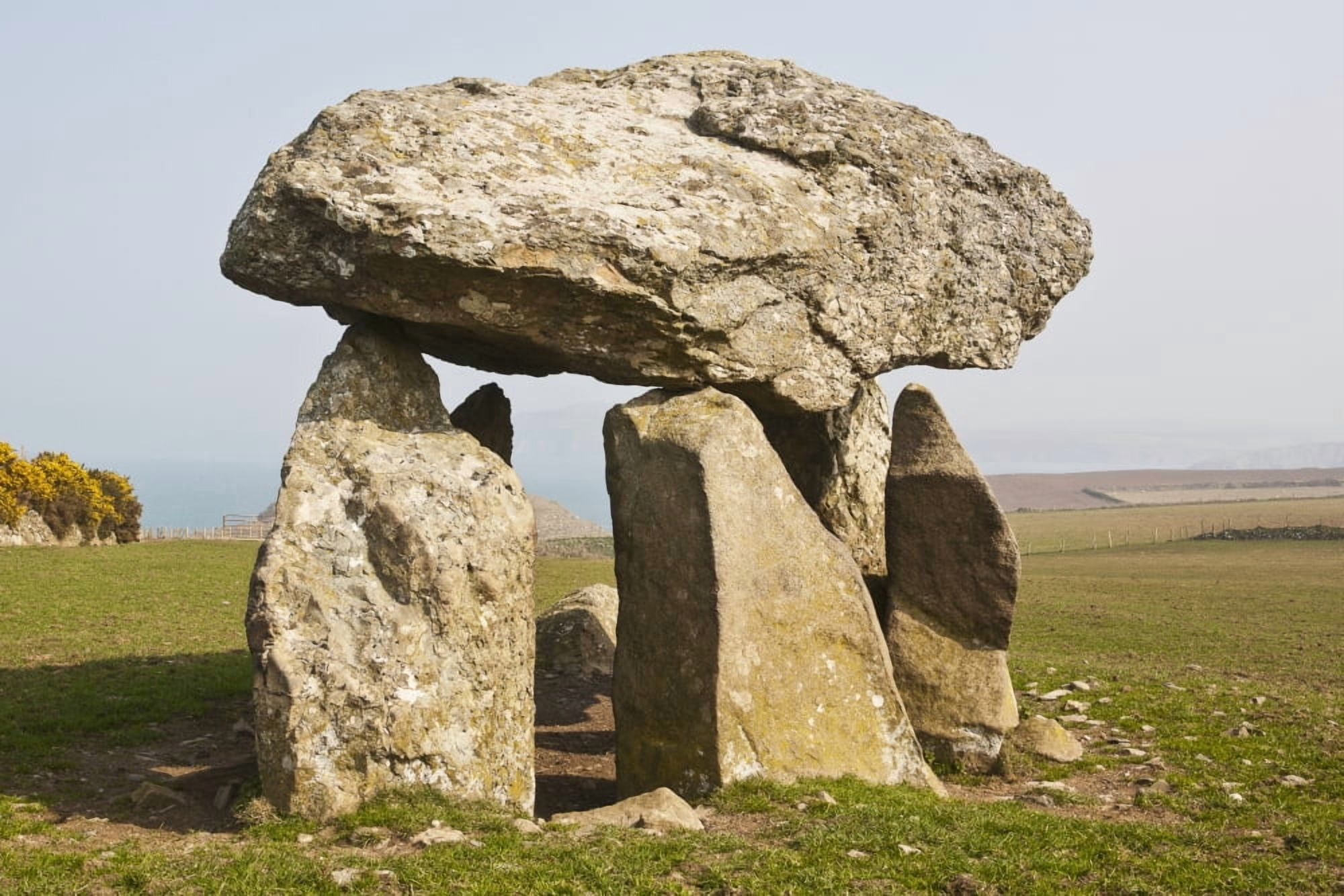 Careg Sampson dolmen South West Wales Wales Canvas Art - Paul Quayle Design Pics (38 x 24)