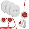 thumbnail image 1 of Caregiver Call Button Nurse Call System Alert Button for Seniors at Home Call Bell with LED Number Display for Elderly / Patient / Disabled at Home / Hospital / Clinic (SJ-CP4+HG1+SW-3+3+1), 1 of 6