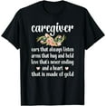 thumbnail image 1 of Caregiver Cute Definition Caregiving Best Caregiver T-Shirt, 1 of 4