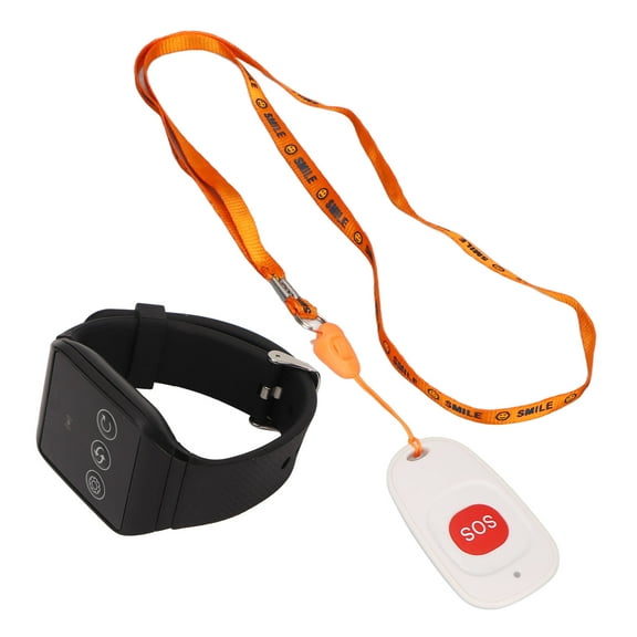 Caregiver Pager, One,Touch SOS Alert, Long,Range Wireless Call Button For Seniors Patients