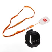 Caregiver Pager, SOS Alert Button Wireless Nurse Call Patient Help System Waterproof Signal Vibration Portable Remote Nurse Alert System For Seniors Patients Emergency Call