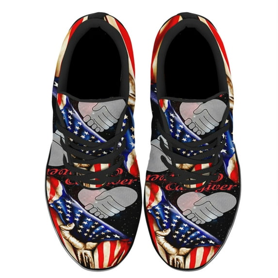 Caregiver Shoes Women's Fashion Sneakers Tennis Running Shoes for Men Women Black Size 12