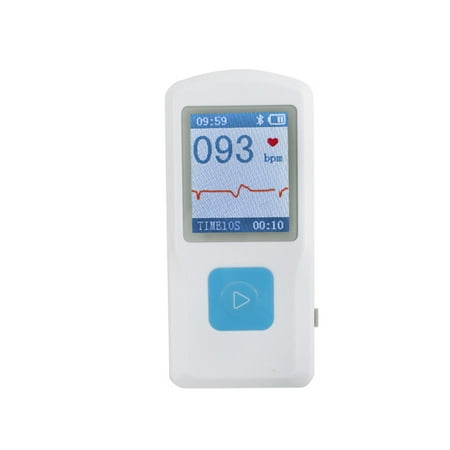 Carejoy Portable Handheld ECG Machine - Bluetooth & USB for Accurate Heartbeat Monitoring, Home Use with 1.77'' Screen PM10 Technology