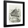thumbnail image 1 of Carel Adolph Lion Cachet 11x14 Black Modern Framed Museum Art Print Titled - Sailing Boats on Open Water (1890), 1 of 5