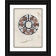 thumbnail image 1 of Carel Adolph Lion Cachet 14x18 Black Ornate Wood Framed Double Matted Museum Art Print Titled - Design for a Memorial Board with W and a Coat of Arms (1874), 1 of 5