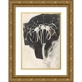 thumbnail image 1 of Carel Adolph Lion Cachet 14x18 Gold Ornate Wood Frame and Double Matted Museum Art Print Titled - Study of Kamperfoelie (1874), 1 of 4