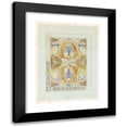 thumbnail image 1 of Carel Adolph Lion Cachet 19x24 Black Modern Framed Museum Art Print Titled - Decorative Ornament with Four Lions with Two Heads (1874), 1 of 5