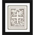 thumbnail image 1 of Carel Adolph Lion Cachet 20x24 Black Ornate Framed Double Matted Museum Art Print Titled: Design with a Cross (1874), 1 of 5