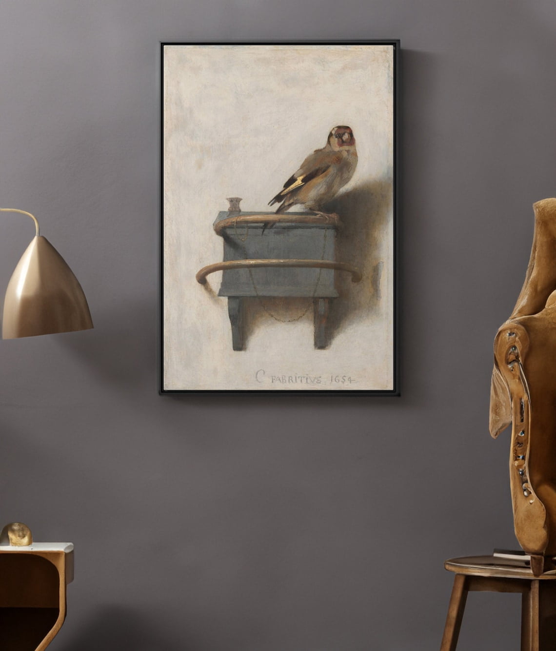 Carel Fabritius The Goldfinch Art Print Dutch Golden Age Poster ...