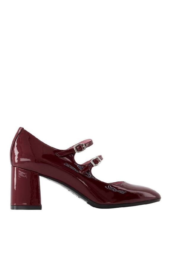 Female Alice Pumps - Patent Leather - Burgundy Burgundy Sizes EU 34-50 2/3