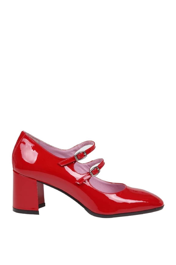 Female Alice Pumps - Red - Patent Leather Red Sizes EU 34-50 2/3