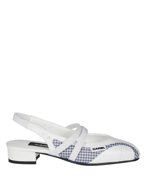 Female Sling Back Peachy - Leather - White White Sizes EU 34-50 2/3