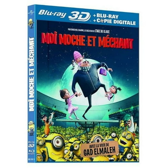 Carell, Steve - Moi, moche et mchant 3D (3 Blu-ray) (Blu-ray)