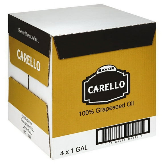 Carello 0003US Grapeseed Oil Pet Plastic 4-1 Gallon