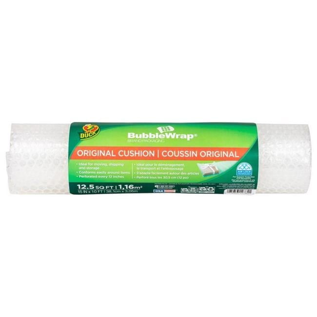 Caremail 90752 15 in. x 10 ft. Duck Clear Bubble Wrap, Pack of 12