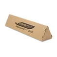 Caremail Triangular Mailing Tube, 18l x 4w x 4h, Brown, 12/Pack