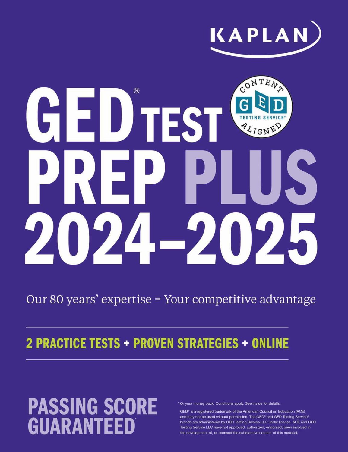 GED Test Prep Plus 2024-2025: Includes a Diagnostic Pretest, 2 Full Length Practice Tests, 1000+ Practice Questions, and 60+ Online Videos (Revised edition) (Paperback)
