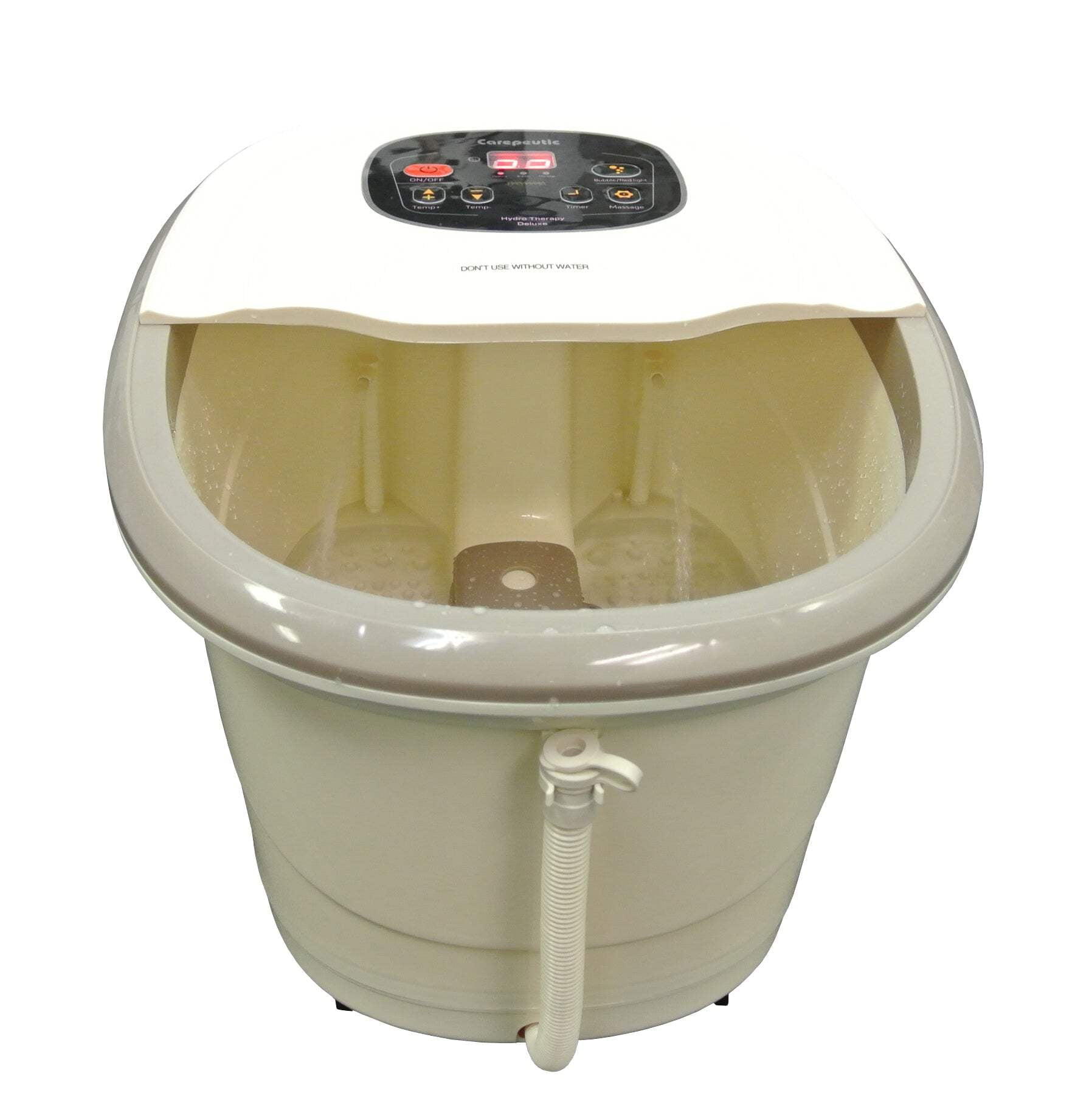 Carepeutic Motorized Hydro Therapy Foot and Leg Spa Bath Massager