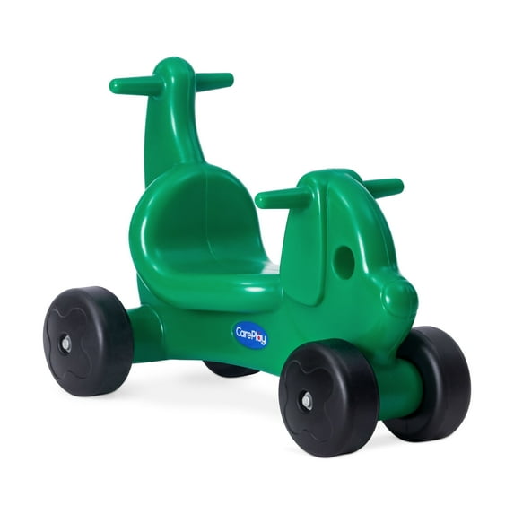 CarePlay 2-in-1 Puppy Push & Ride On Toy, Indoor & Outdoor Use, 50 lb Capacity, Green