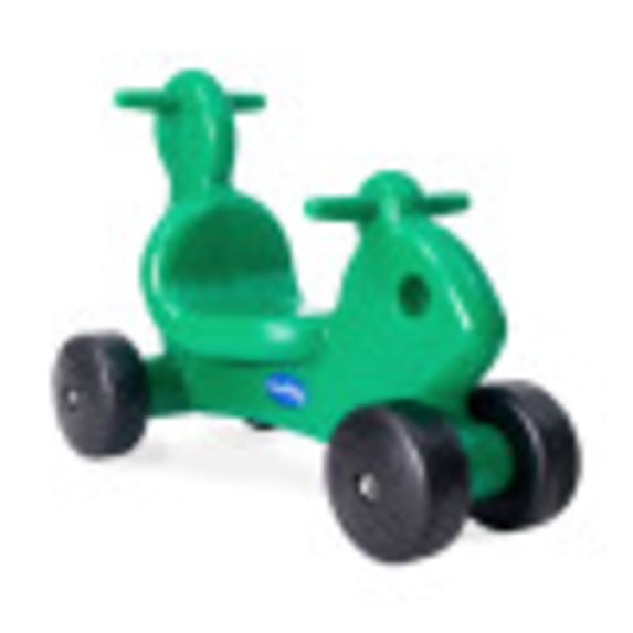 CarePlay 2-in-1 Squirrel Push & Ride On Toy, Indoor & Outdoor Use, 50 lb Capacity, Green