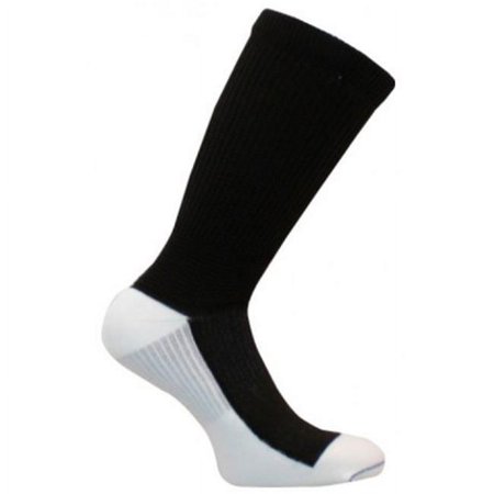 Caresox CS 0156-20 Leg Constriction Free Crew Compression Drystat Socks - Black - Extra Large