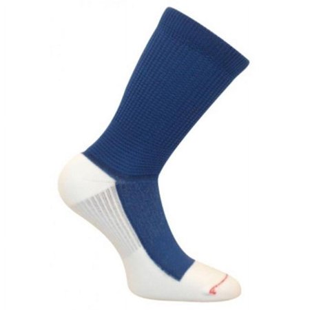 Caresox CS 0156-20 Leg Constriction Free Crew Compression Drystat Socks- Navy - Medium