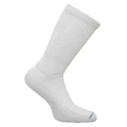 Caresox CS 0156-20 Leg Constriction Free Crew Compression Drystat Socks - White - Large