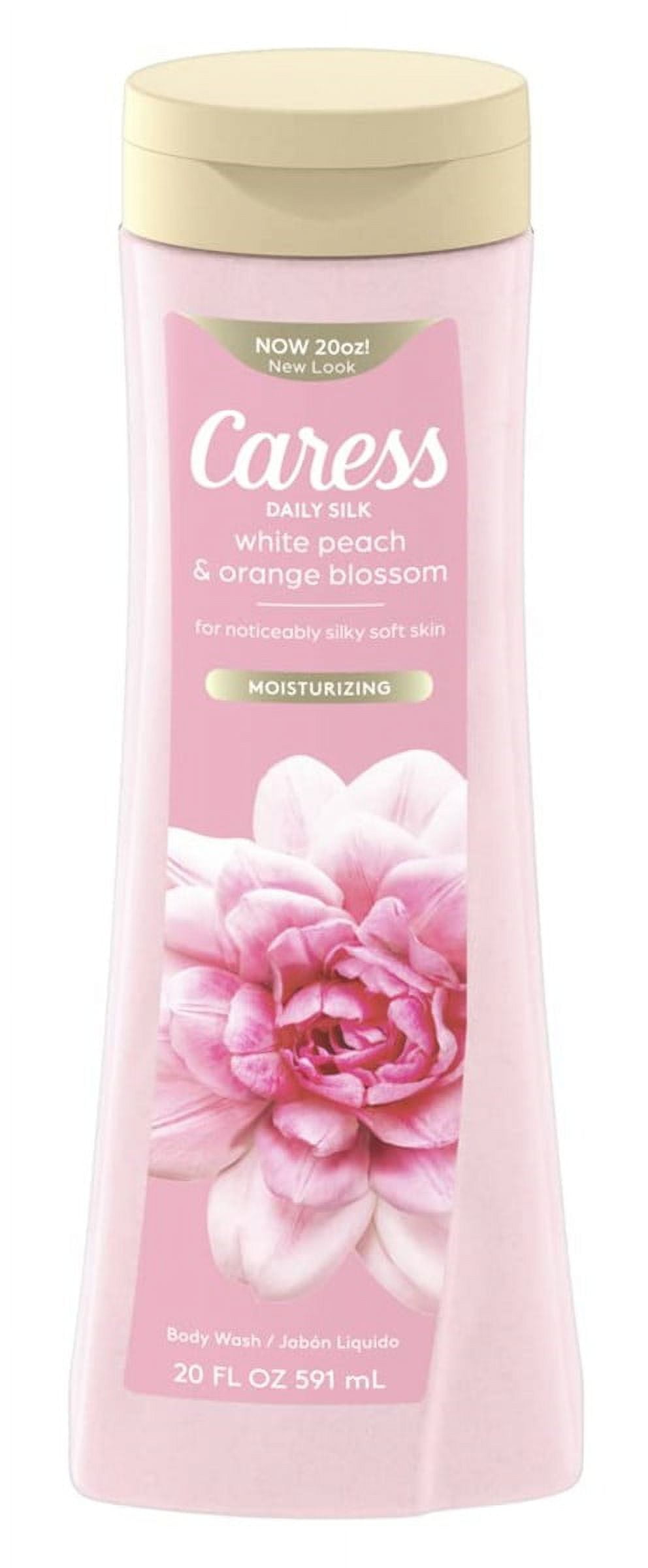 Caress Body Wash Daily Silk Wt Peach & Orange Blossom 20oz (Pack of 3)