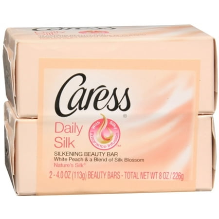Caress Daily Silk Beauty Bars, 4.25 oz bars, 2 ea (Pack of 3)