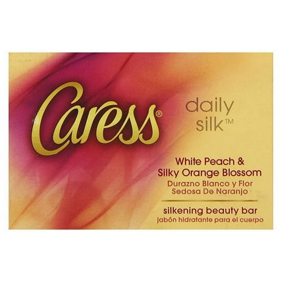 Caress Moisturizing Body Bar Natural Silk - 4 Oz