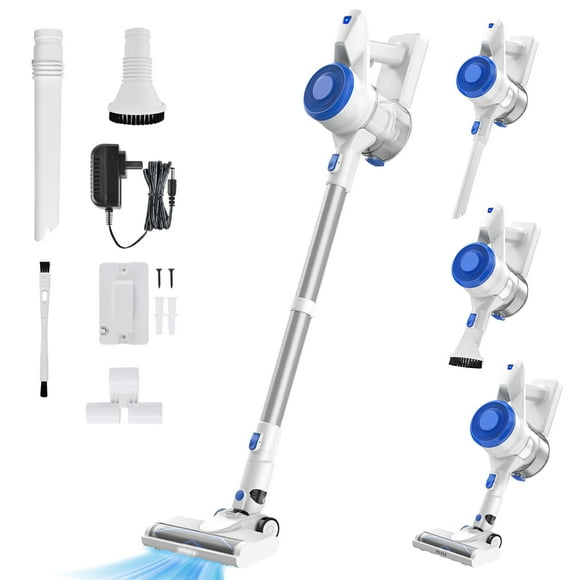 CareVac Cordless Stick Vacuum Cleaner Lightweight for Carpet Hard Floor Pet Hair