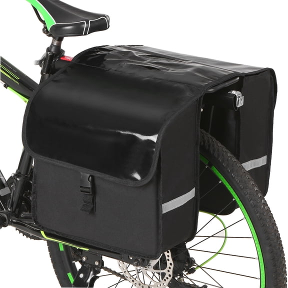 Carevas 28L Water Resistant Rear Seat Carrier Bag Rack Trunk Bags Bike Bag Pannier