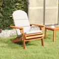 thumbnail image 1 of Carevas Adirondack Patio Chair with Cushions Solid Wood Acacia, 1 of 7