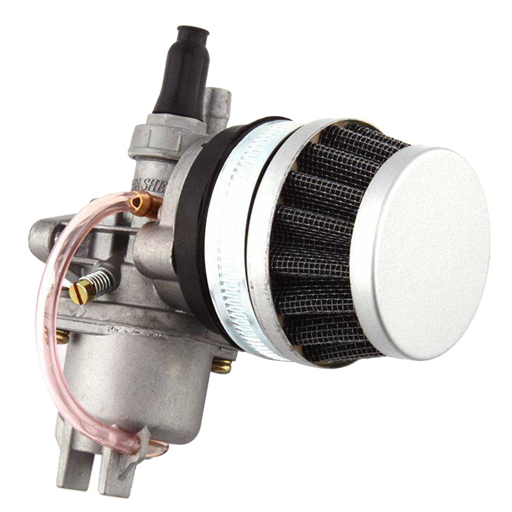 Carevas Carburetor,Filter Dirt Bike Dirt Bike ATV Filter Fuel Filter Scooter 47CC 49CC ATV Scooter 47CC Bike ATV Scooter Carburetor Air Filter Fuel Filter Dirt QISUO ZIEM