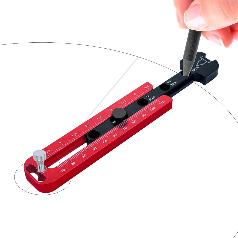 Carevas Circle Drawing Tool,Carpenter Scribe Tool Alloy Compass Scribe Compass Scribe Decoration