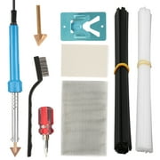 Carevas Electric Soldering Iron,40 Rods 1 80W 1 Mesh Wire Plastic Kit Mesh Wire Brush Kit Plastic Welder Wire Brush Welder Kit 40 Rods Welder Kit 40 Brush Welder Tools Plastic Welder Kit Rods 1 Mesh