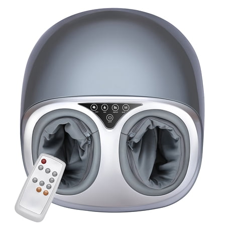 Carevas Foot Massager Machine with Heat and Remote Control with Adjustable Deep Kneading, Rolling