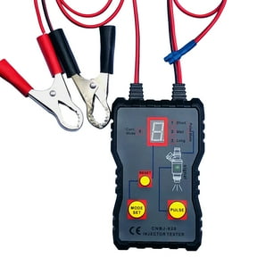 Carevas Fuel Injector Tester,Modes Car Vehicle Pressure Scan Tool Tester Auto Fuel Car Vehicle Fuel V 4 Modes Scan Tool Tool Fuel Pressure Scan 4 Modes Car 12 V 4 Tester 12 V Tool Tool Kit Jabey