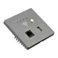 thumbnail image 1 of Carevas In-Wall Wireless WiFi Router 300M AP Access Point WiFi Router USB-Charging Socket Wall Mount AP Router with WPS Encryption, 1 of 7