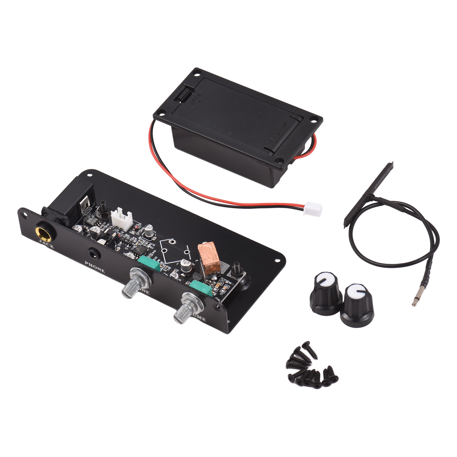 Carevas Pickup cartridges,Pickup EQ Mute Preamp Pickup Silent Violin