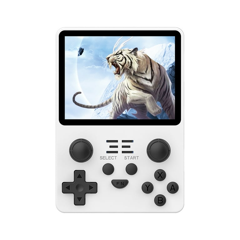 Carevas RGB20S Handheld Console Retro Player Open Source System Built in 15000 Games 3.5 inch IPS Screen 3.5mm Headphone Jack RK3326 3500mAh