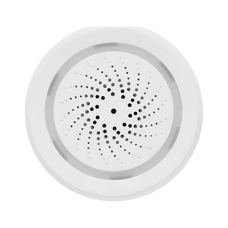 Carevas Smart Alarm,Siren Alarm Siren Smart Wifi Siren Alarm Smart Alarm Compatible Voice Tuya Smart Temperature Humidity Monitor Compatible Tuya Security Siren Security Tuya Smart App Compatible