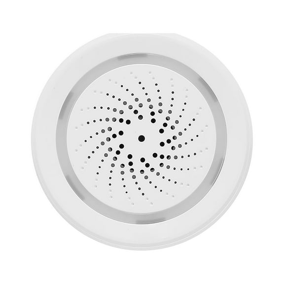 Carevas Smart Alarm,Siren Alarm Siren Smart Wifi Siren Alarm Smart Alarm Compatible Voice Tuya Smart Temperature Humidity Monitor Compatible Tuya Security Siren Security Tuya Smart App Compatible