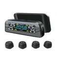 thumbnail image 1 of Carevas Solar Tire Pressure Monitor System Automobile Tire Pressure Alarm Tire Pressure Detector 360 ° Rotatable Tire Pressure Monitoring Tyre Pressure Warning, 1 of 7