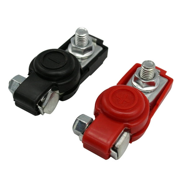 Carevas Terminal Clamp,Clip Adjustable Positive Terminal Clamp Car Battery Terminal Huiop Mewmewcat Eryue Qahm
