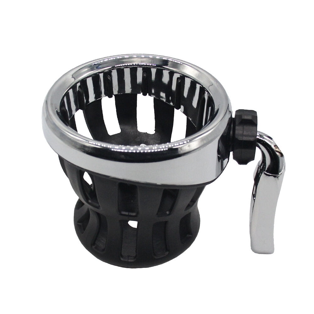 CarevasMotorcycle Handlebar Cup Holder Drink Can Mount Universal Modification Accessories Replacement for GL1800 2001-2017
