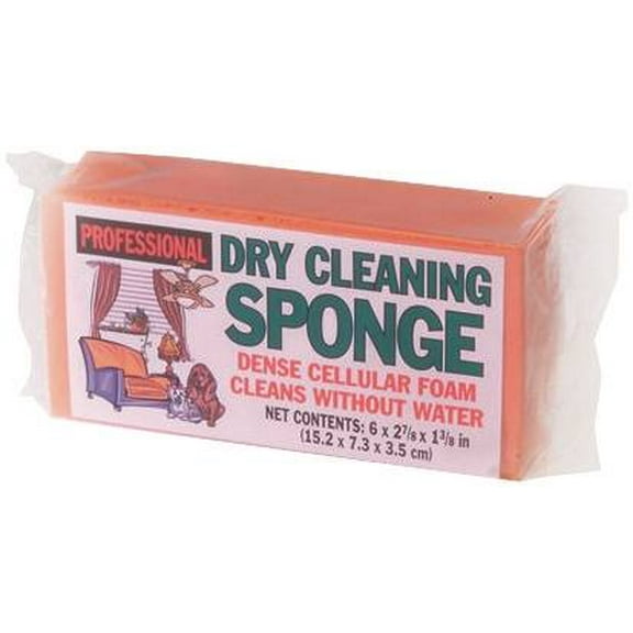 Careware PROFESSIONAL DCS60 Dry Cleaning Sponge 6 in L 1-3/8 in Thick Cellular Foam