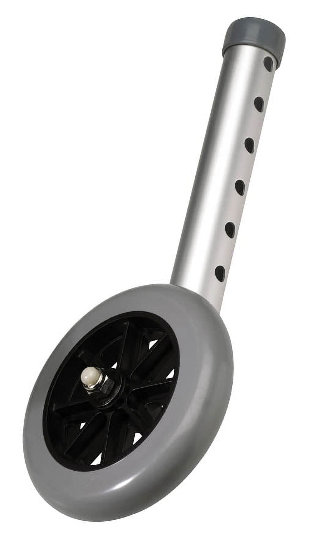 Carex 5inch Replacement Walker Wheels for Seniors, Universal with