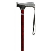 Carex Adjustable Walking Cane, Soft Grip Derby Handle, Wrist Strap, All Occasions, 250 lb Capacity